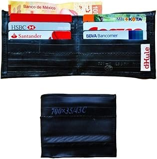 Billetera artesanal reciclada hecha con cámara de llanta