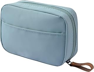 Bolsa de maquillaje artesanal media luna estilo clásico