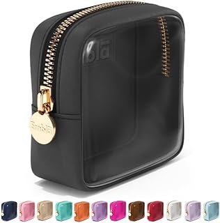 Cosmetiquera artesanal transparente minimalista