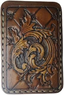 Cartera artesanal clásica de cuero para hombre