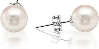 Aretes de perla cultivada AAA+ seleccionadas a mano