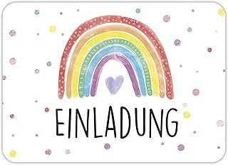 Tarjeta de invitación infantil diseño creativo hecho a mano