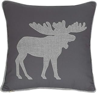 Fundas de almohada bordadas de algodón y lino hechas a mano 18×18