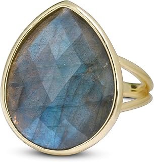 Anillo bohemio de cuarzo rosa y fluorita verde hecho a mano