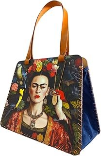 Bolso Artesanal de Madera Frida con Aves