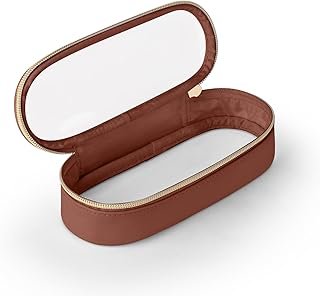 Cosmetiquera artesanal porta brochas transparente impermeable