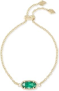 Pulsera de cadena ajustable chapada en oro elegante
