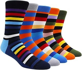 Calcetines divertidos artesanales de algodón para hombre coloridos
