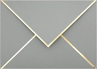 Sobres A7 de lujo artesanales con solapa en V