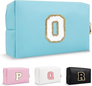 Cosmetiquera artesanal personalizada en felpa suave