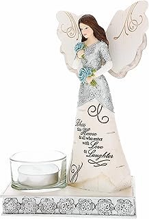 Candelabro artesanal religioso para bendecir el hogar