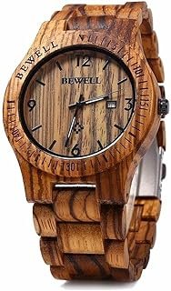 Reloj de madera artesanal ligero ecológico