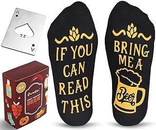 Calcetines artesanales para amantes de la cerveza regalo original