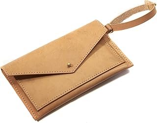 Cartera artesanal de piel Nxu para billetes y tarjetas