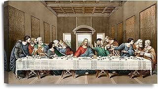 La última cena arte clásico en lienzo decoración artesanal del hogar