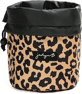 Organizador de maquillaje artesanal compacto con bolsillos