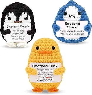 Pepinillos y patatas positivas de ganchillo regalos artesanales