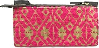 Cartera artesanal bordada roja Ofelia pieza única hecha a mano