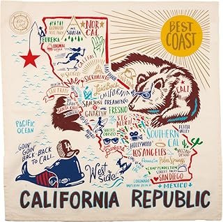 Toalla de cocina decorativa con diseño divertido estilo artesanal