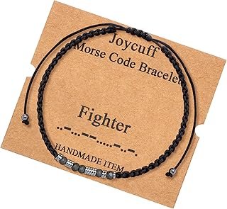 Pulsera código morse “Te Amo” hecha a mano regalo especial