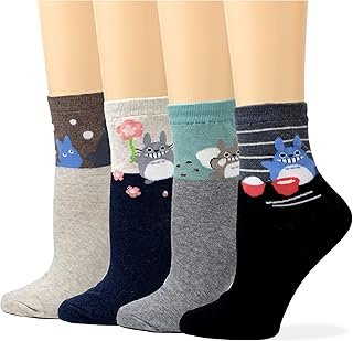 Calcetines artesanales casuales de algodón para mujer