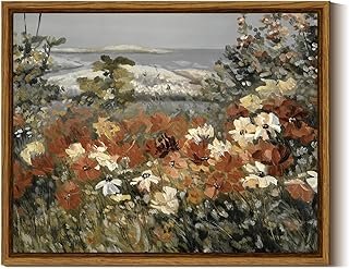 Arte botánico vintage enmarcado estilo rústico moderno