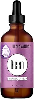 Aceite de Ricino Puro Prensado en Frío para Cabello y Pestañas