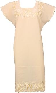 Vestido Huipil Yucateco Bordado a Mano para Mujer Regalo Artesanal