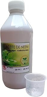 Aceite de Neem Extra Virgen Orgánico 100% Puro Artesanal 240 ml