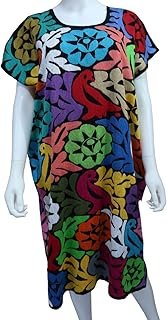 Huipil Bordado a Mano Multicolor Modelo Jalapa