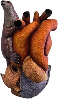 Alebrije Corazón Animal de Oaxaca Tallado a Mano