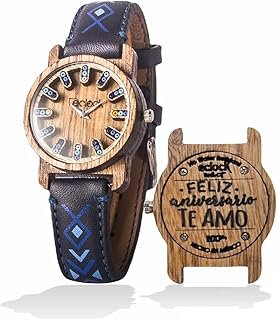 Reloj artesanal personalizado para dama con chaquira