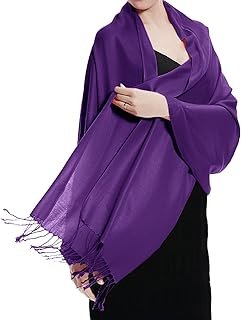 Chal pashmina artesanal liso y suave para mujer