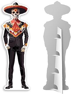 Catrín Tamaño Real 160 cm Decoración Impactante Día de Muertos