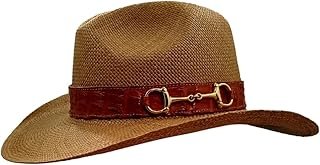 Sombrero texana Panama artesanal tejido a mano elegante