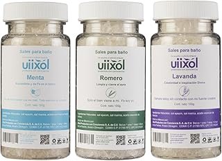 Pack Sales de Baño Aromaterapia Romero Menta y Lavanda
