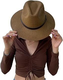 Sombrero unisex de yute artesanal estilo playa casual