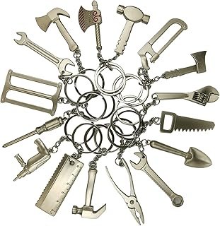 Llaveros de herramientas artesanales ideales para regalo creativo