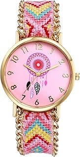 Reloj bohemio artesanal de tela para mujer