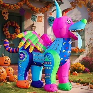 Alebrije Inflable Día de Muertos con Luces LED Decorativo