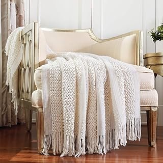 Manta artesanal tejida suave y ligera para todo el año