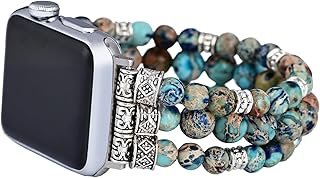 Correa artesanal de jaspe para Apple Watch