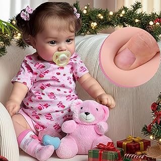 Muñeca Bebé Reborn Realista Artesanal 20 Pulgadas con Accesorios