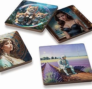 Portavasos de cerámica personalizados con fotos impresas a color