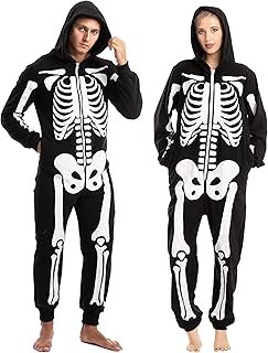 Pijama artesanal de calavera para adultos ideal Halloween