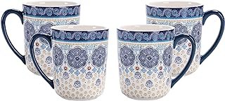 Tazas grandes de café Talavera artesanal aptas microondas