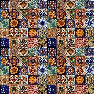 Azulejos Talavera mexicanos pintados a mano estilo mediterráneo