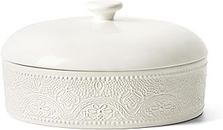 Tortillero de cerámica artesanal con tapa diseño elegante