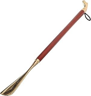 Calzador Portátil de Madera con Mango Largo