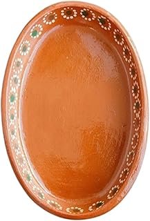 Platos ovalados de barro artesanal ideales para barbacoa